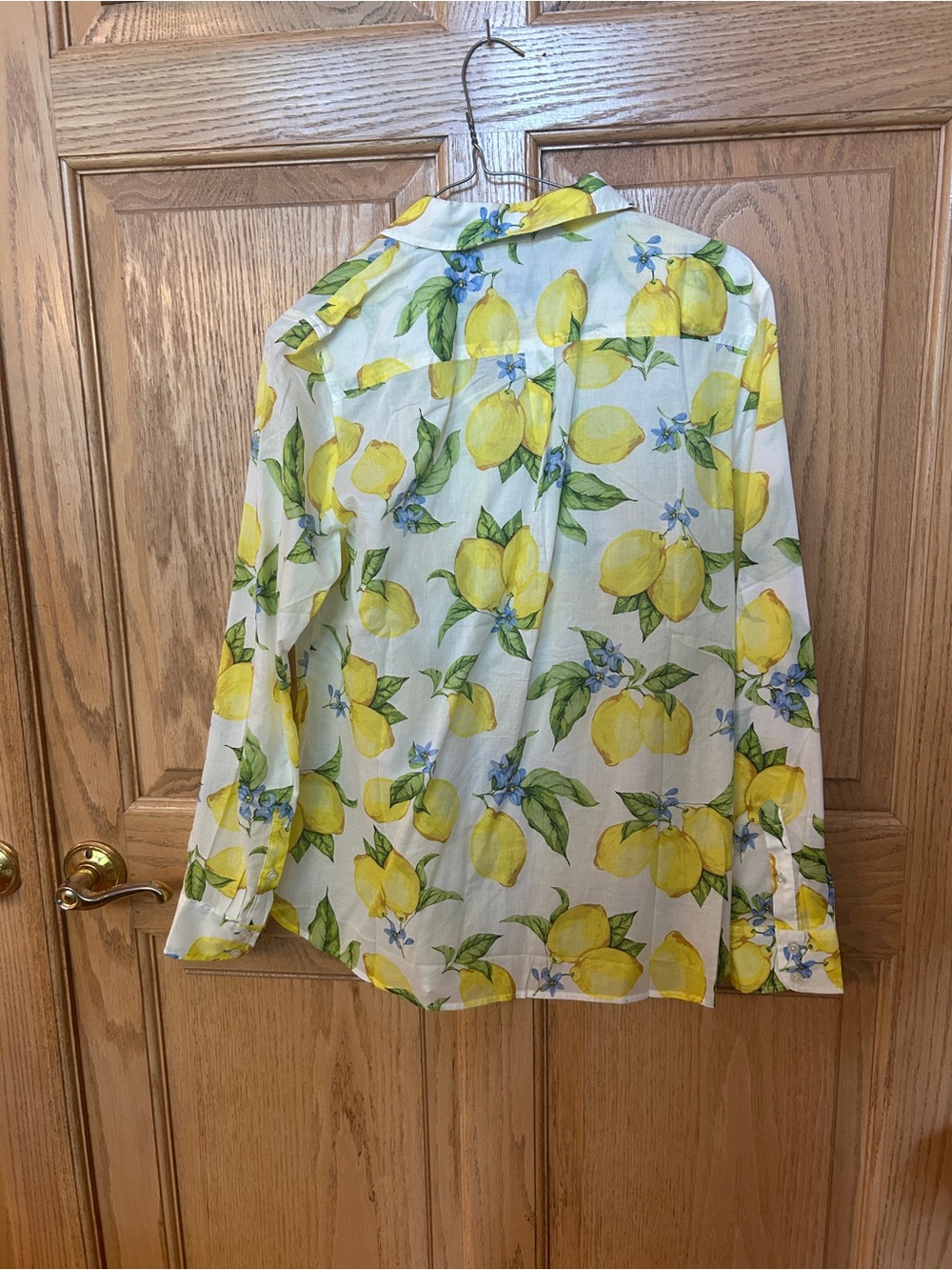 Talbots Lemon Button Down Shirt - Picture 3 of 3